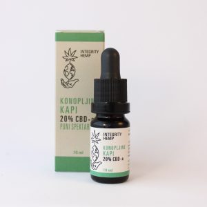 CBD kapi (20%) 10ml - Puni spektar