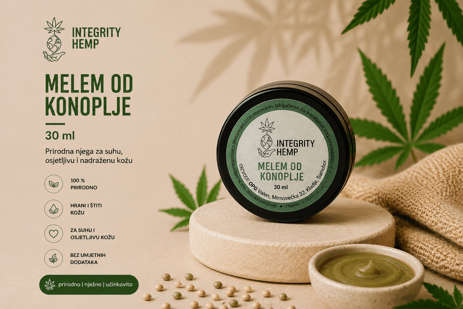 Melem od konoplje 30ml