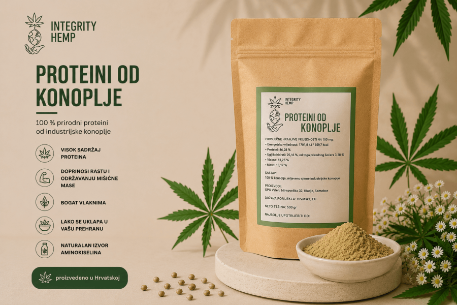 Proteini od konoplje 500g