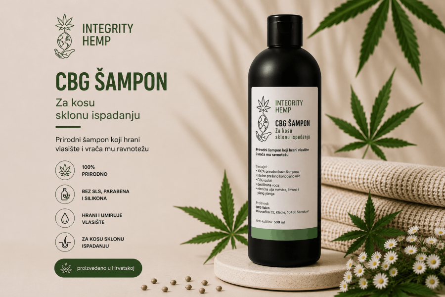CBG Šampon 500ml - Za kosu sklonu ispadanju