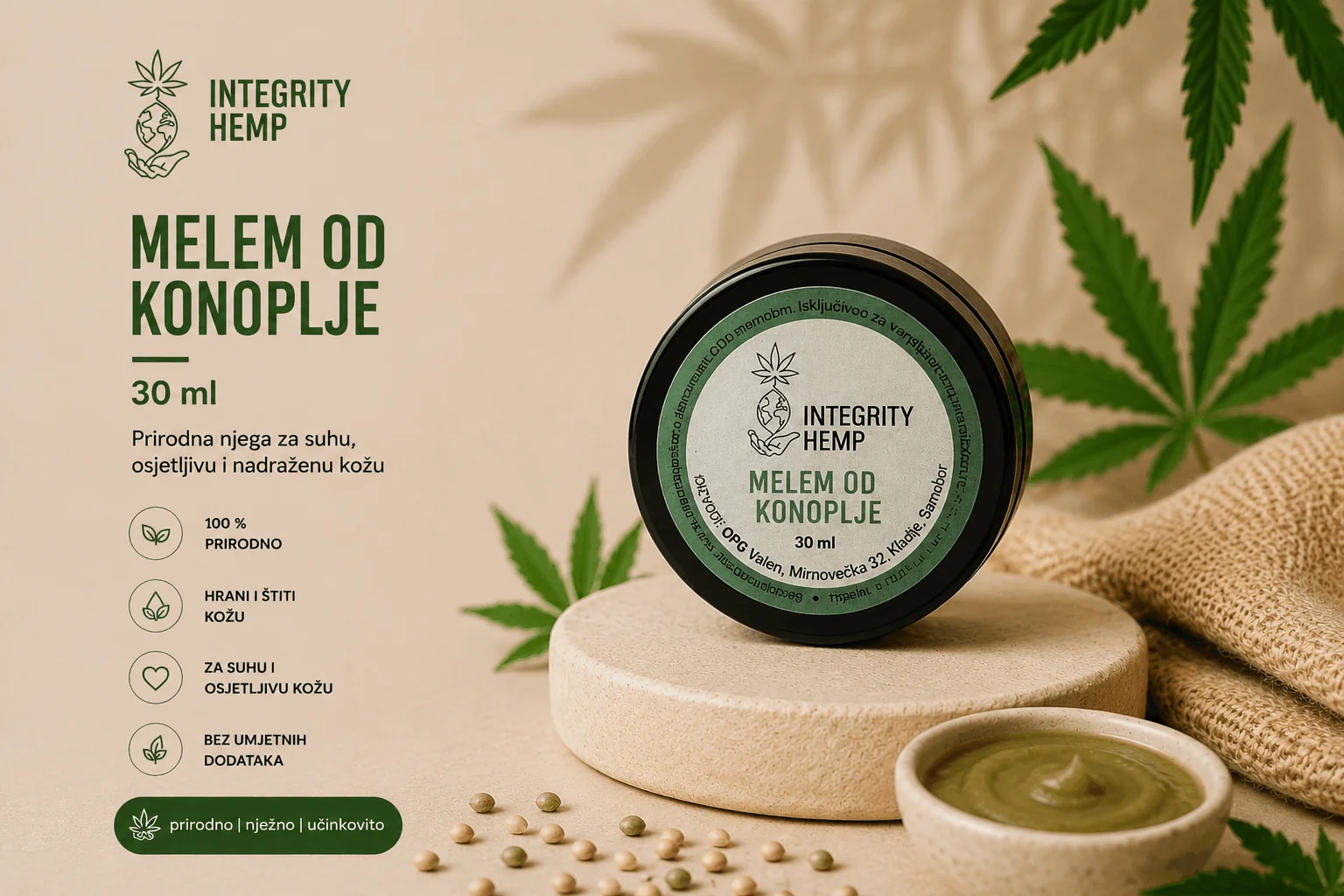 Melem od konoplje 30ml